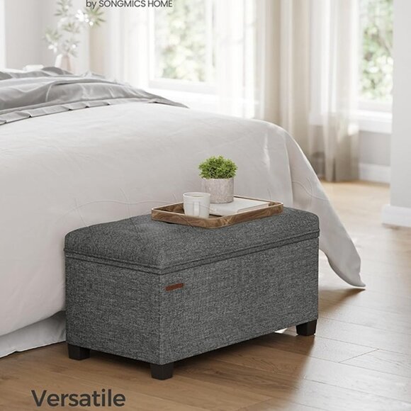 NEW Storage Ottoman Bench, Bench with Storage, for Entryway, Bedroom, - Picture 1 of 8